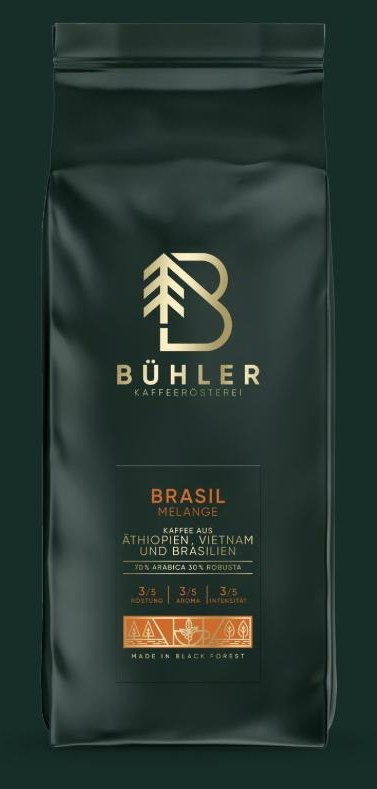 Bühler Brasil Melange Kaffeeverpackung